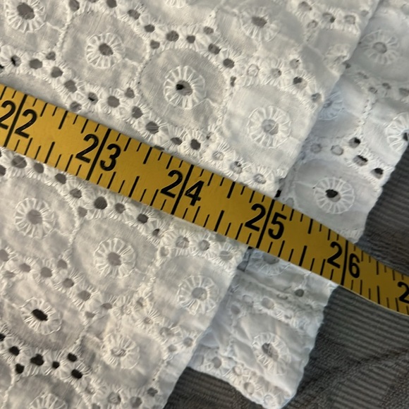Cotton Eyelet 3/4 sleeve Jacket - Picture 12 of 12